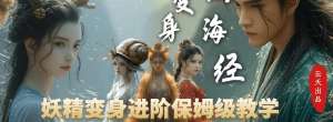云天AI山海经变身视频教程，妖精变身进阶保姆级教学-阿鑫