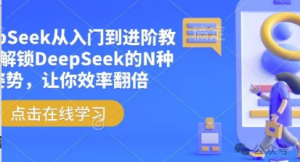 Deepseek从入门到进阶教程，解锁Deepseek的N种姿势，让你效率翻倍-阿鑫