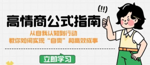 高情商公式完结版:从自我认知到行动,教你如何实现“自爽”和高效成事-阿鑫