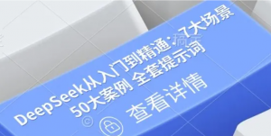 DeepSeek从入门到精通:7大场景 50大案例 全套提示词【文档)-阿鑫