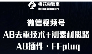 视频号连怼玩法-FFplug玩法AB插件使用 +测素材教程-梅花实验室社群专享课-阿鑫