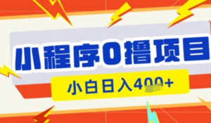 微信小程序小游戏0撸看广告挣收益，小白 日入多张-阿鑫