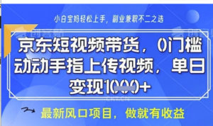 京东短视频代运营，不需要拍剪视频，不需要直播，全程喂饭，小白轻松上手，稳定月入8k【揭秘)-阿鑫