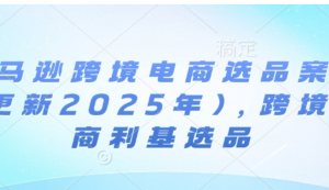亚马逊跨境电商选品案例(更新2025年4月)，跨境电商利基选品-阿鑫