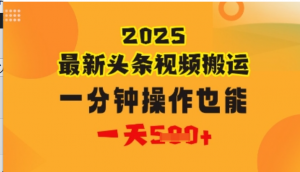 花一分钟时间搬运视频，也能一天几张，普通人都可以做的副业，揭秘头条视频最新热门玩法-阿鑫