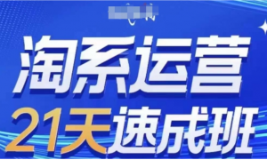 淘系运营21天速成班(更新25年4月),0基础轻松搞定淘系运营,不做假把式-阿鑫