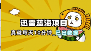 迅雷浏览器项目 真就每天忙活10分钟，完整拆解+热点把控(超详细拆解教程)-阿鑫