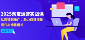 淘宝运营实战课，从店铺到推广，助力店铺流量提升与销售增长-阿鑫