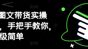 AI图文带货实操课，手把手教你，超级简单-阿鑫