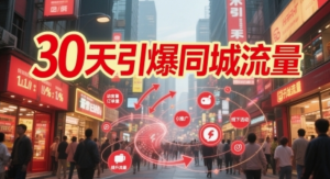 30天引爆同城流量,实体店玩抖音的正确玩法-阿鑫
