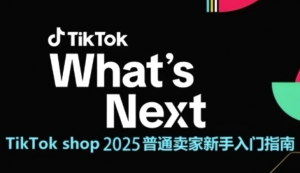 TikTok shop卖家新手入门指南,从0到1的跨境电商运营逻辑-阿鑫