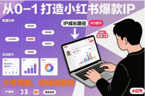 从0-1如何打造一个小红书爆款IP，少走弯路-阿鑫